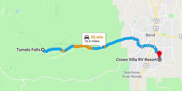 CVRV to Tumalo Falls