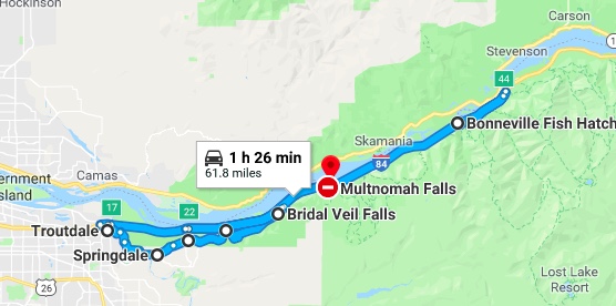 map to multnomah